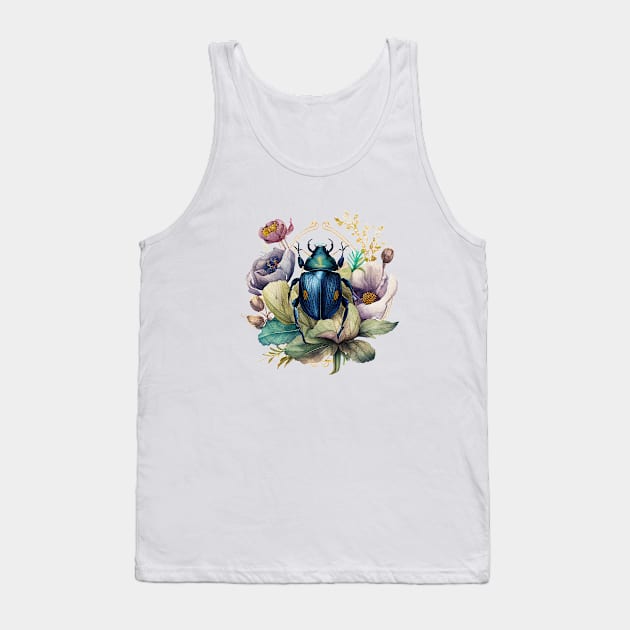 Scarab Tank Top by Mixtgifts